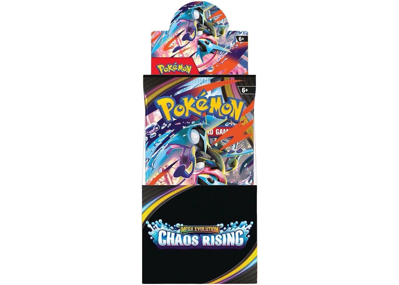 Pokémon TCG: Megaevolución — Caja de Medios Sobres de Chaos Rising (18 Sobres)