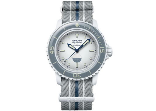 Swatch x Blancpain Bioceramic Scuba Fifty Fathoms Antarctic Ocean - SO35S100