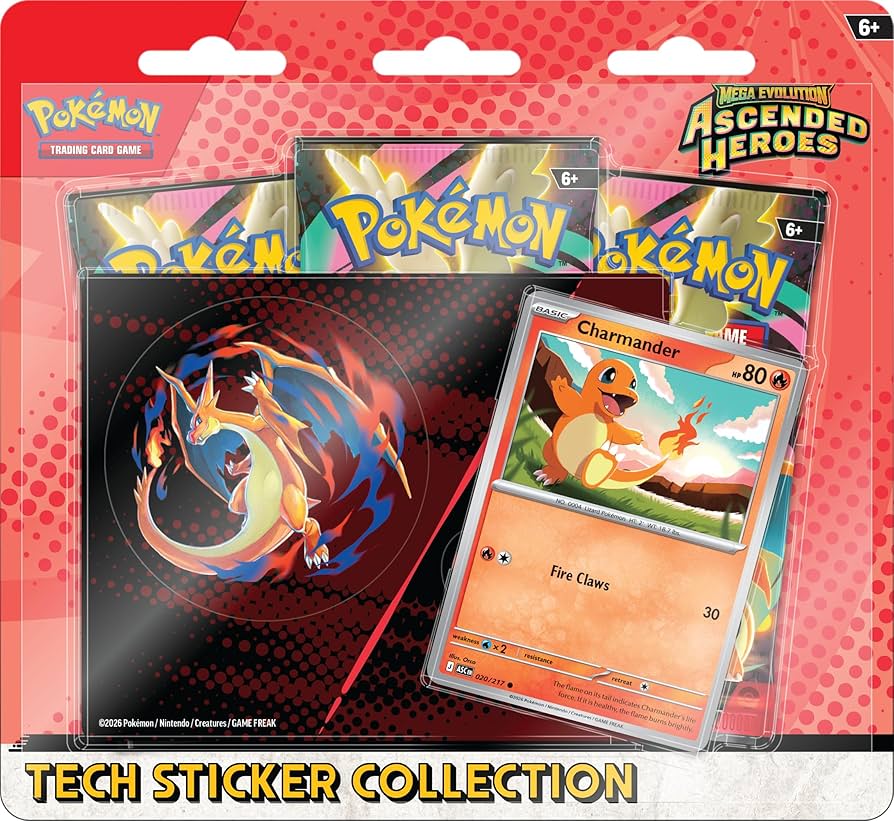 Pokémon TCG: Mega Evolution—Ascended Heroes Tech Sticker Collection