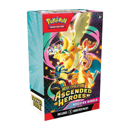 Pokémon TCG: Megaevolución — Héroes Ascendidos Lote de Mejora (6 Paquetes)