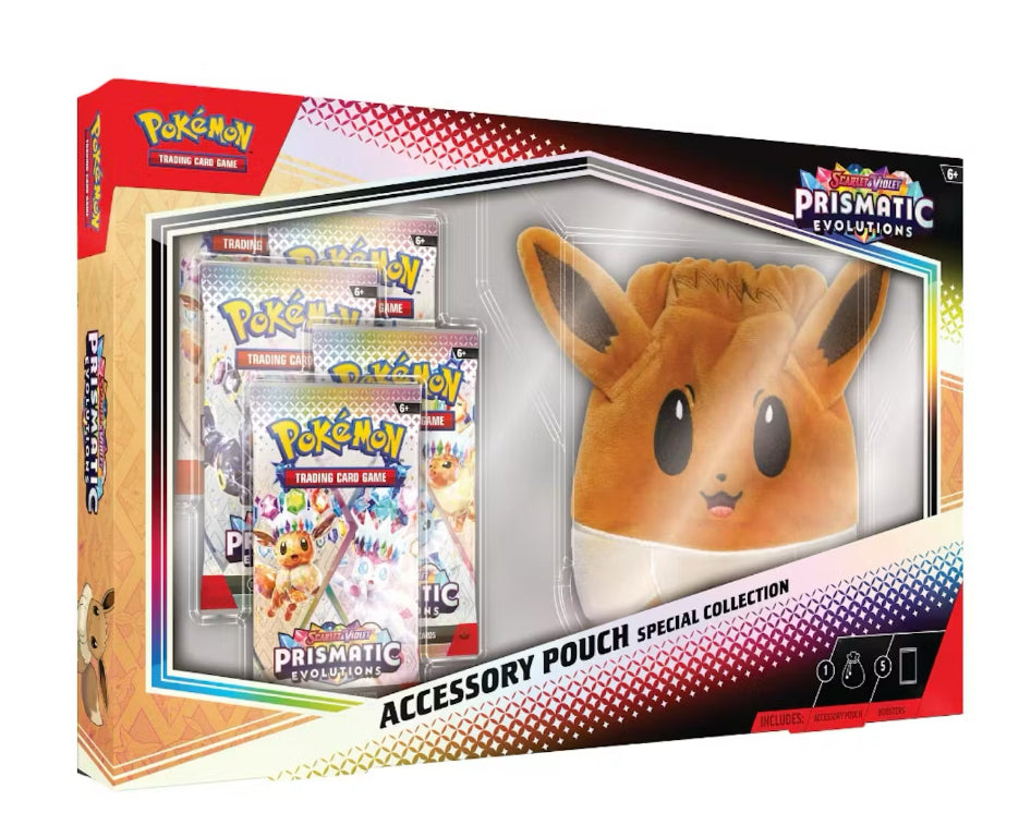 Pokemon TCG: Scarlet & Violet Prismatic Evolution Accessory Pouch Special Collection