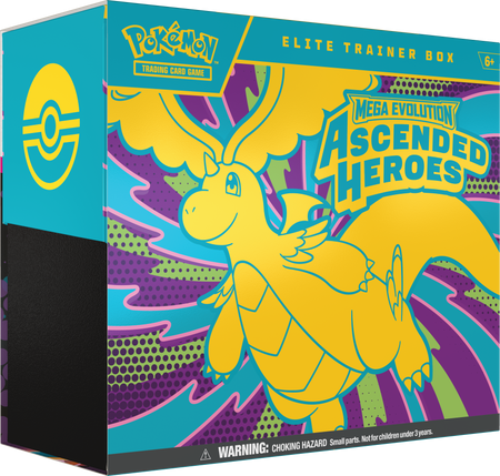 Pokémon JCC: Mega Evolución - Héroes Ascendidos Elite Trainer Box