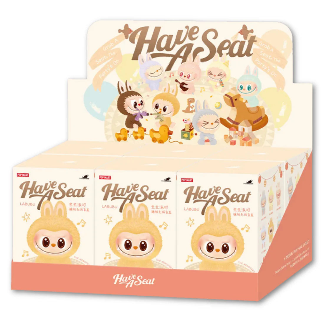 Pop Mart The Monsters Labubu Have A Seat 'HEHE' Vinyl Pendant