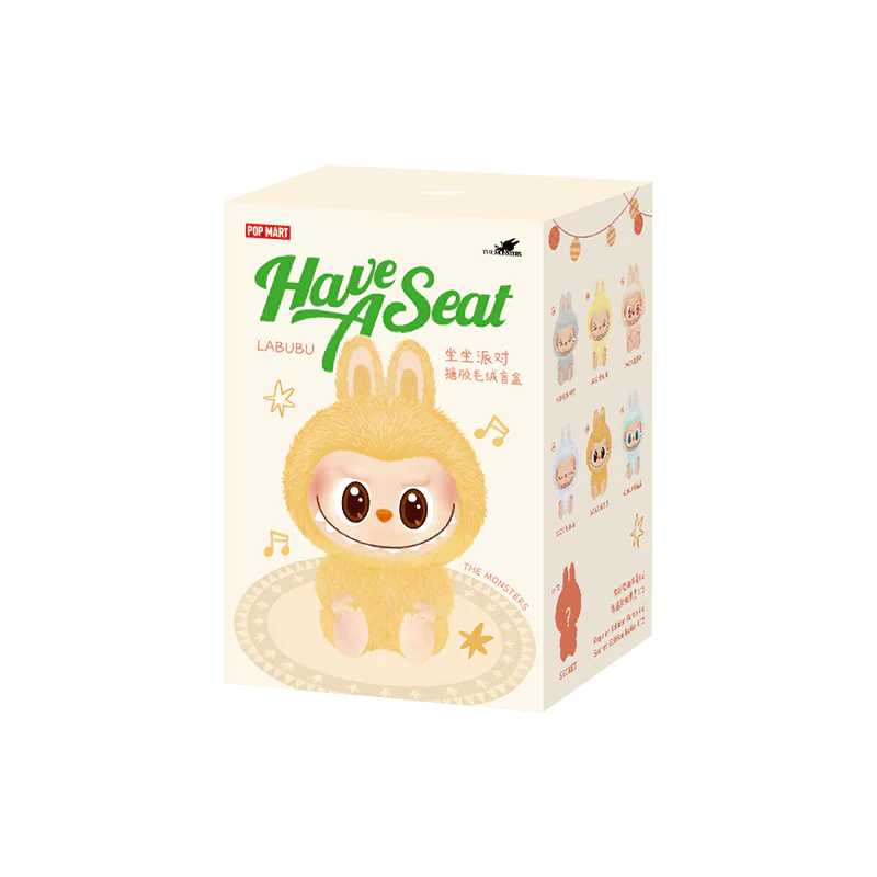 Pop Mart Labubu The Monsters ‘Have A Seat’ Vinyl Plush Pendant Single Blind Box