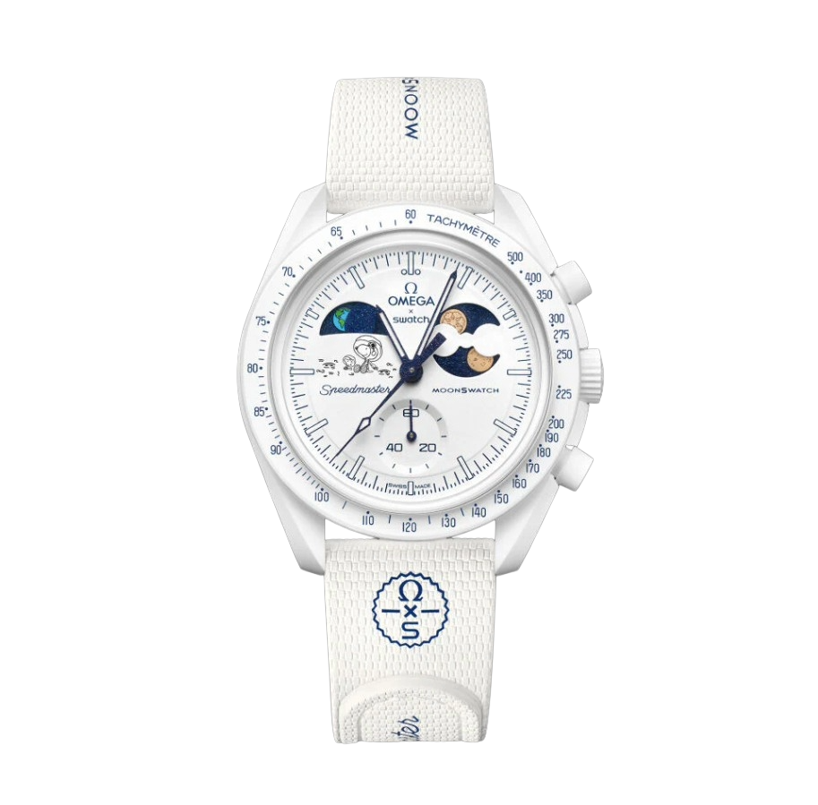 Swatch x Omega Bioceramic Moonswatch Mission to Earthphase