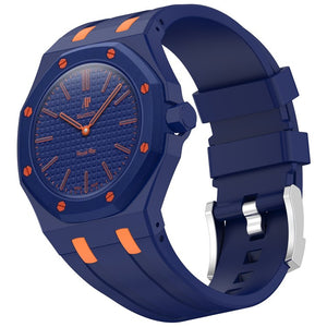 Dark Blue & Orange Royal Pop Wrist Strap & Case – Swatch x AP