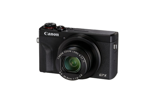 Canon PowerShot G7 X Mark III Black – angled