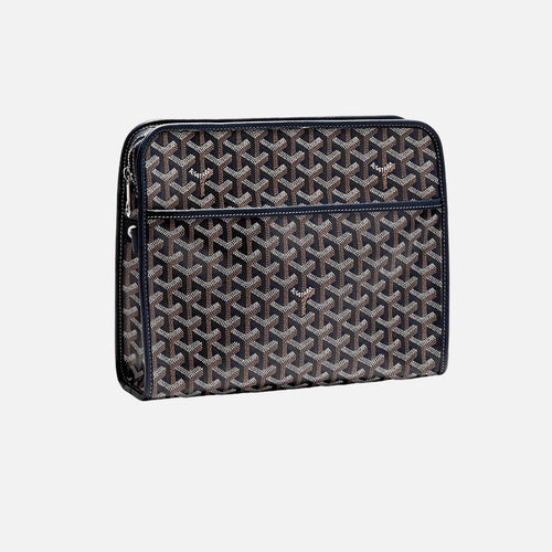 Goyard Jouvence GM Toiletry Bag Navy Blue