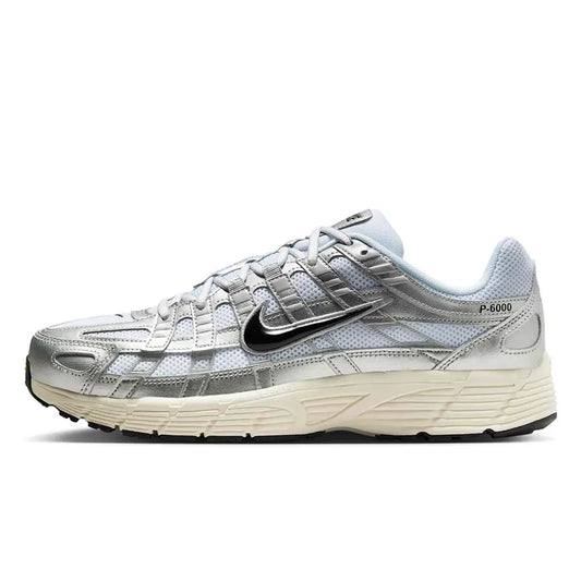 Nike P-6000 'White Metallic Silver Black'