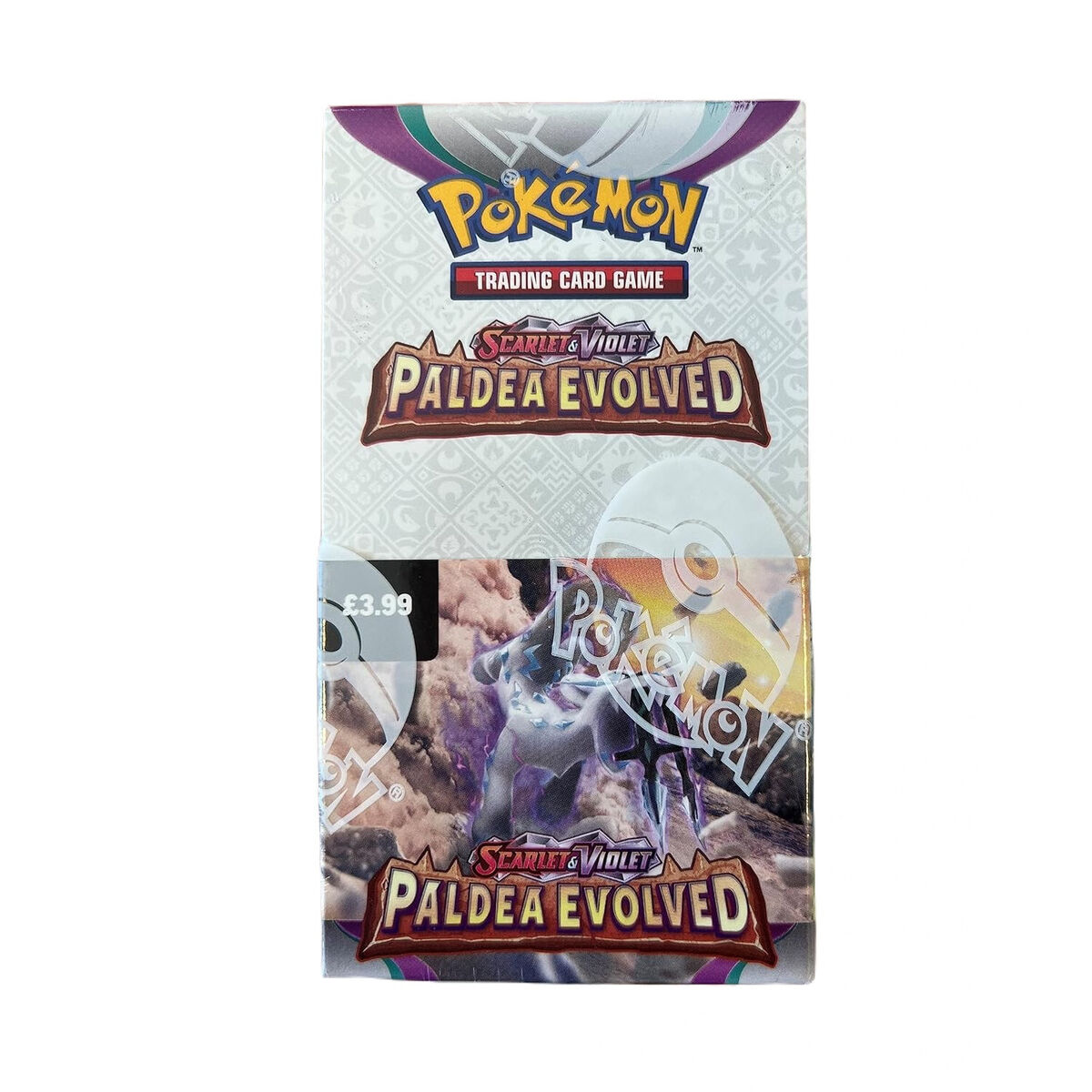Pokémon JCC: Escarlata y Púrpura - Evolución en Paldea Media Caja de Sobres (18 Paquetes)
