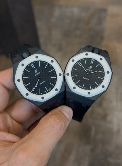 Correa de caucho y caja para Swatch x Audemars Piguet Royal Pop