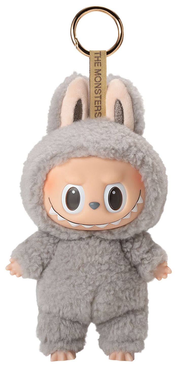 Pop Mart The Monsters Labubu Exciting Macaron 'Sesame Bean' Colgante de vinilo