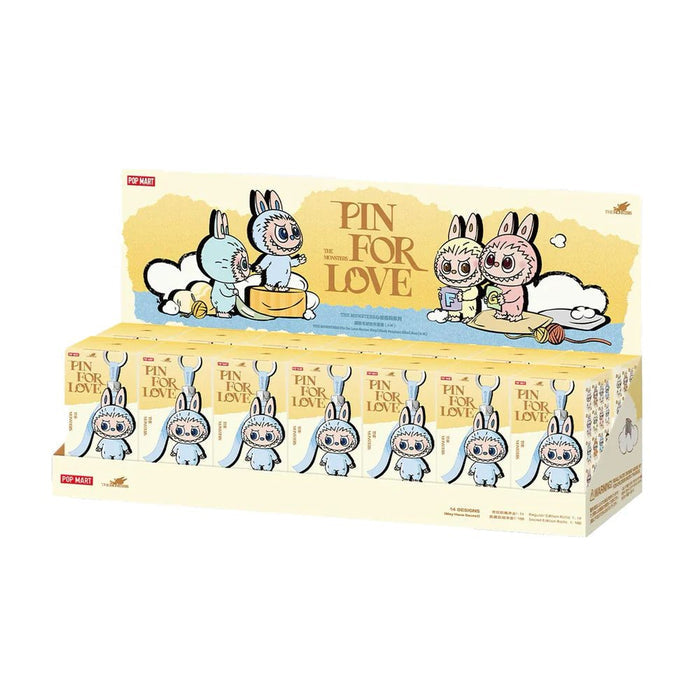 Pop Mart Labubu The Monsters 'Pin for Love' Series Colgante de Peluche de Vinilo Caja Ciega (A-M)