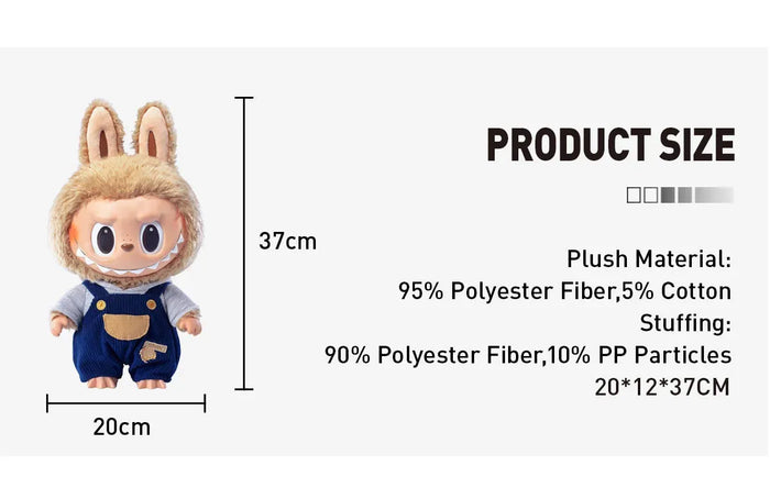 Muñeco de vinilo de peluche Pop Mart Labubu The Monsters 'Time to Chill'