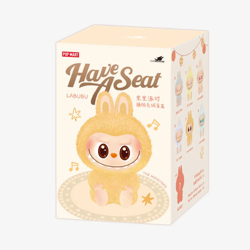 Pop Mart Labubu The Monsters ‘Have A Seat’ Colgante de Peluche de Vinilo Caja Sorpresa