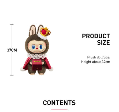 Pop Mart Labubu The Monsters Let's Checkmate Series Vinyl Plush Doll (KING)