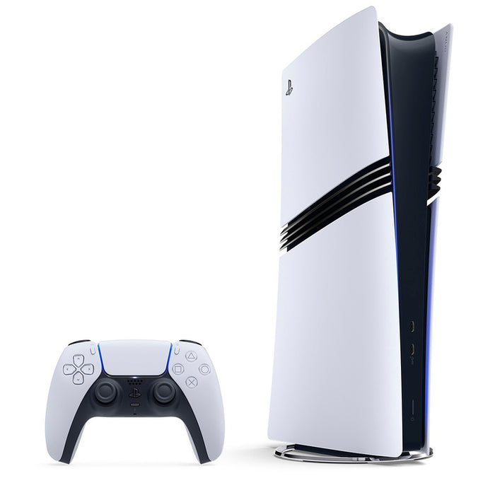 Sony PlayStation 5 Pro Console 2TB Digital Edition White – console and controller