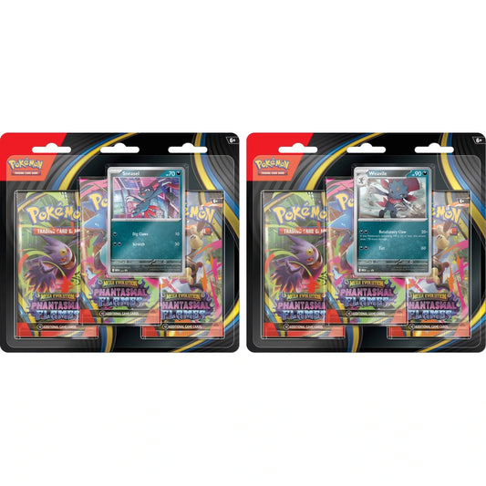 Pokémon TCG: Mega Evolution - Phantasmal Flames Booster (3 Packs Blister)