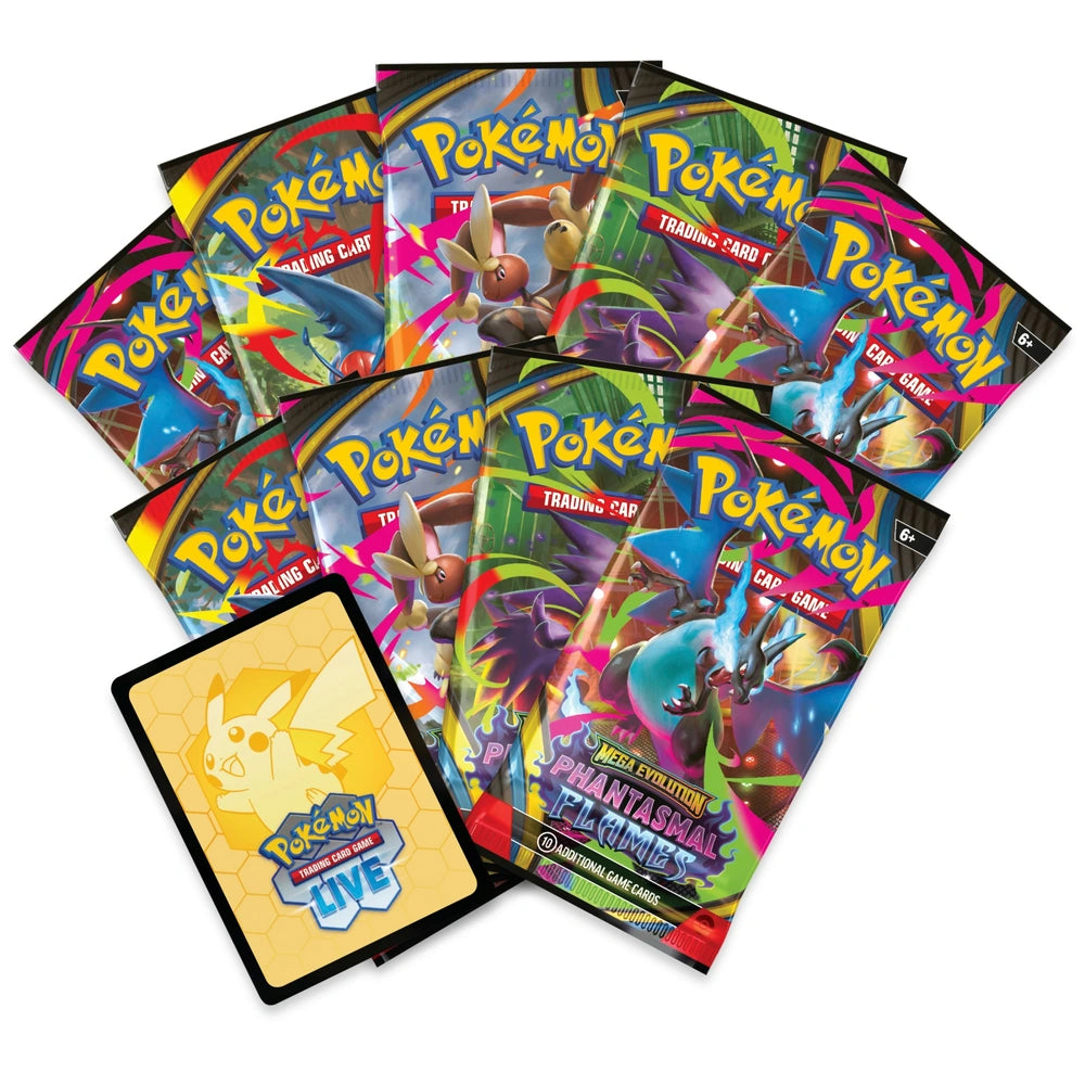 Pokemon Mega: Phantasmal Flames Elite Trainer Box Pokemon Mega: Phantasmal Flames Elite Trainer Box