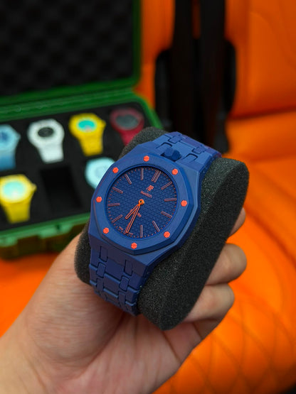Correa de caucho y caja para Swatch x Audemars Piguet Royal Pop