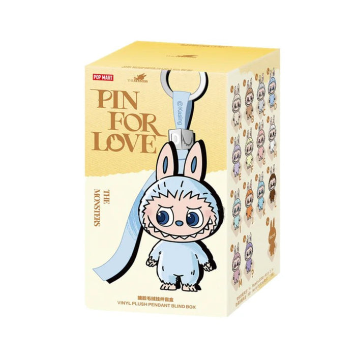 Pop Mart Labubu The Monsters 'Pin for Love' Series Colgante de Peluche de Vinilo Caja Ciega (A-M)