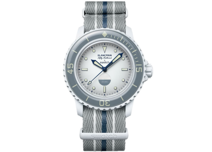 Swatch x Blancpain Bioceramic Scuba Fifty Fathoms Océano Antártico - SO35S100