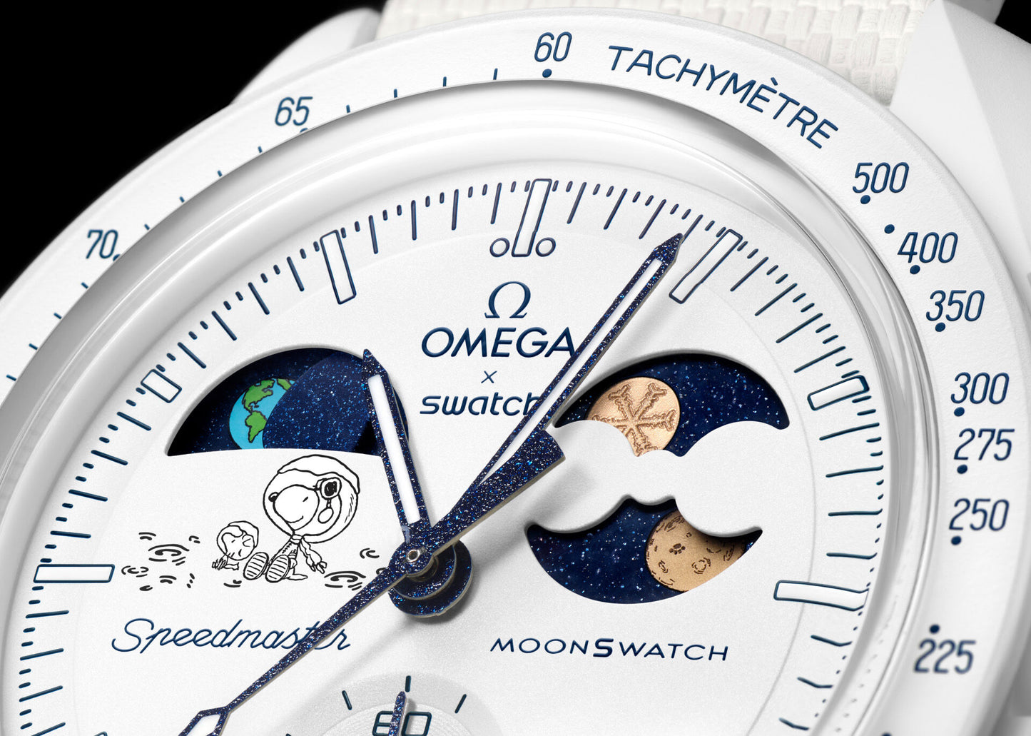 Swatch x Omega Bioceramic Moonswatch Mission to Earthphase – Moonshine Gold (SO33W701L) - 'LUNA FRÍA'