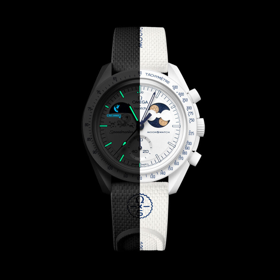 Swatch x Omega Bioceramic Moonswatch Mission to Earthphase