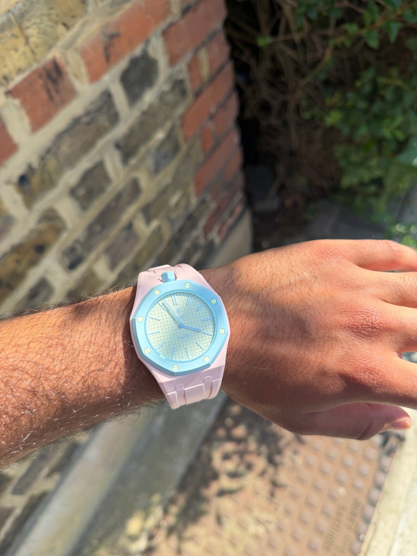 Correa de caucho y caja para Swatch x Audemars Piguet Royal Pop