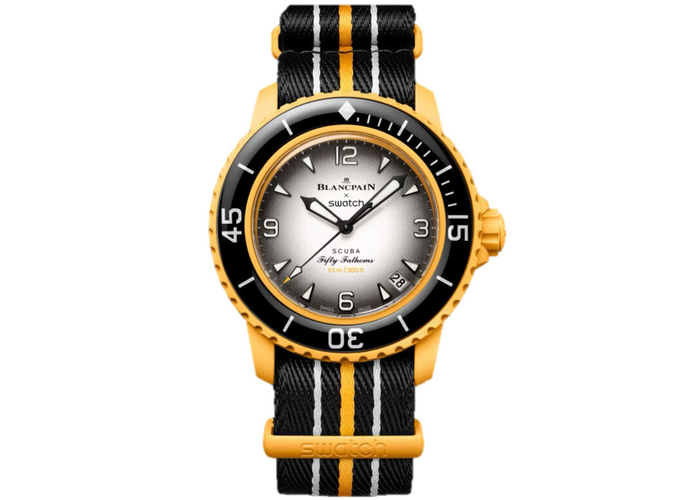 Swatch x Blancpain Bioceramic Scuba Fifty Fathoms Océano Pacífico - SO35P100