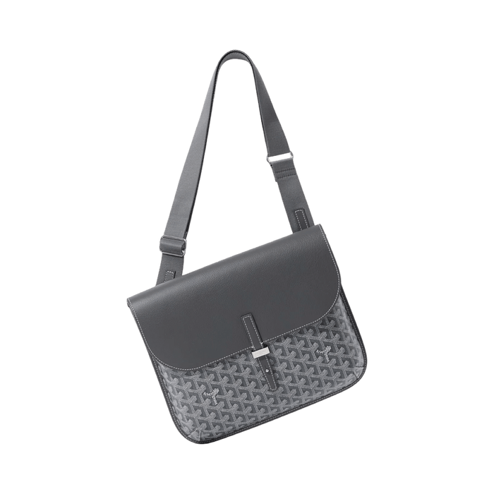 Goyard Coursier Messenger Bag Grey
