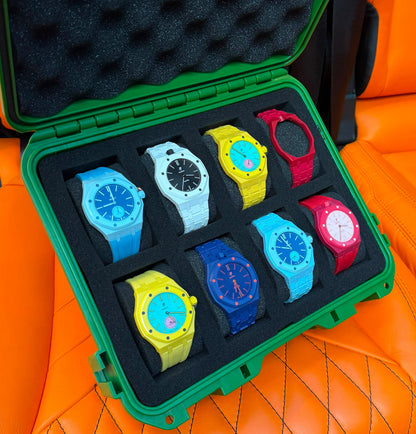 Correa de caucho y caja para Swatch x Audemars Piguet Royal Pop