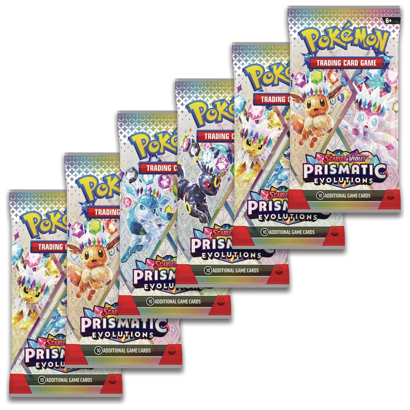 Pokémon TCG: Scarlet & Violet — Prismatic Evolutions Paquete de mejora (Paquete individual)