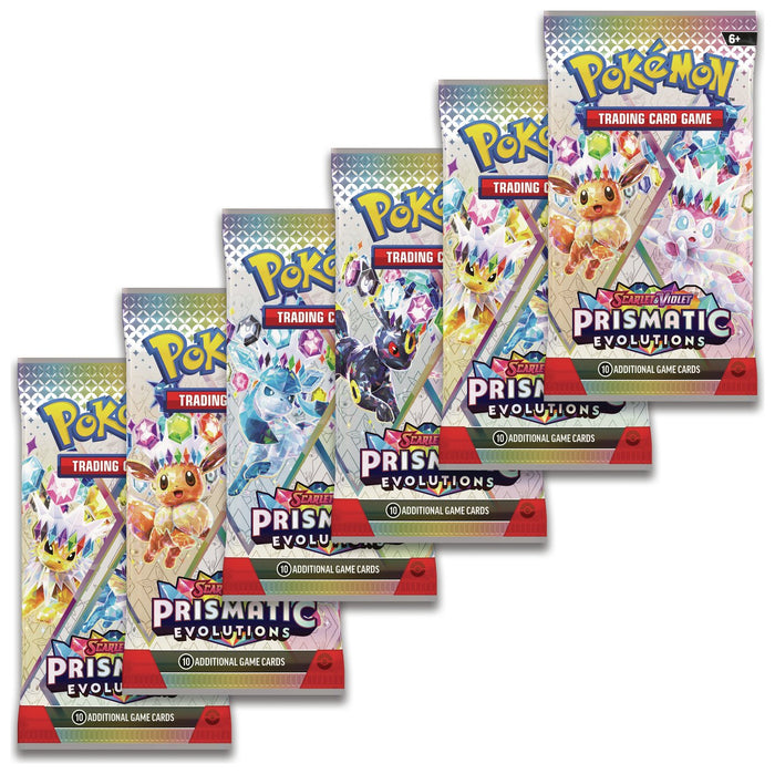 Pokémon TCG: Scarlet & Violet — Prismatic Evolutions Paquete de mejora (Paquete individual)
