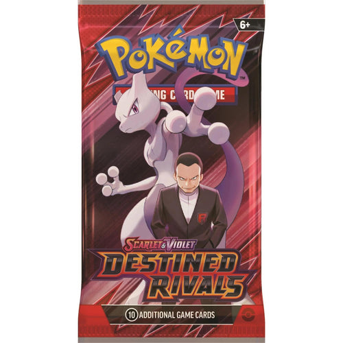 Juego de cartas coleccionables Pokémon: Scarlet y Violeta — Destined Rivals, paquete de mejora (paquete individual)