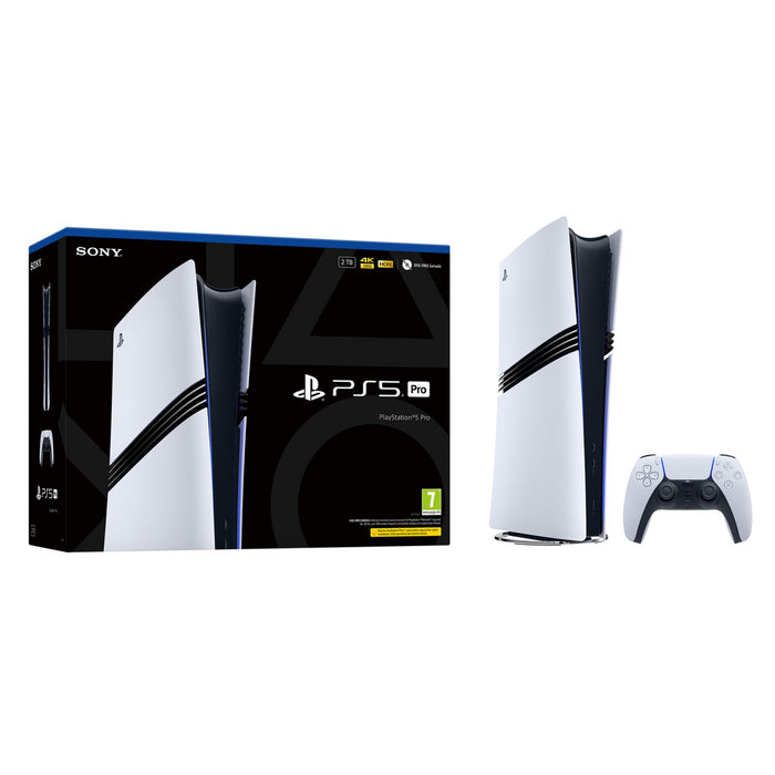 Sony PlayStation 5 Pro Console 2TB Digital Edition White – front