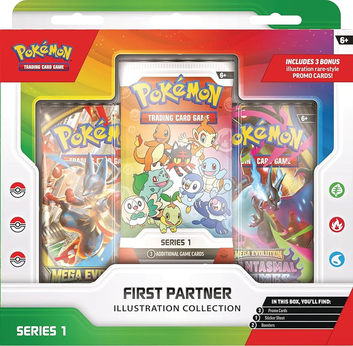 Pokémon JCC: Colección de Ilustraciones de Primer Compañero - Serie 1