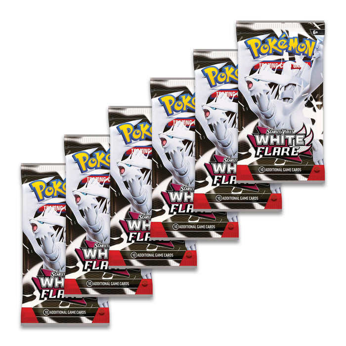 Pokémon JCC: Escarlata y Púrpura Llamarada Blanca — Paquete de mejora (paquete individual)