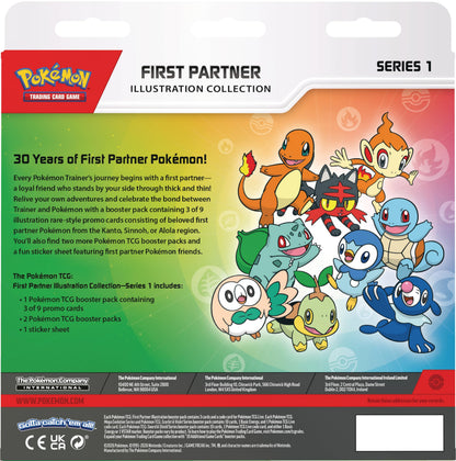 Pokémon JCC: Colección de Ilustraciones de Primer Compañero - Serie 1