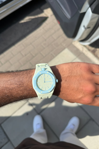 Correa de caucho y caja para Swatch x Audemars Piguet Royal Pop
