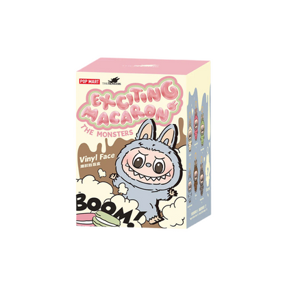 Pop Mart Labubu The Monsters Exciting Macaron 'Chestnut Cocoa' SECRET Vinyl Plush Pendant