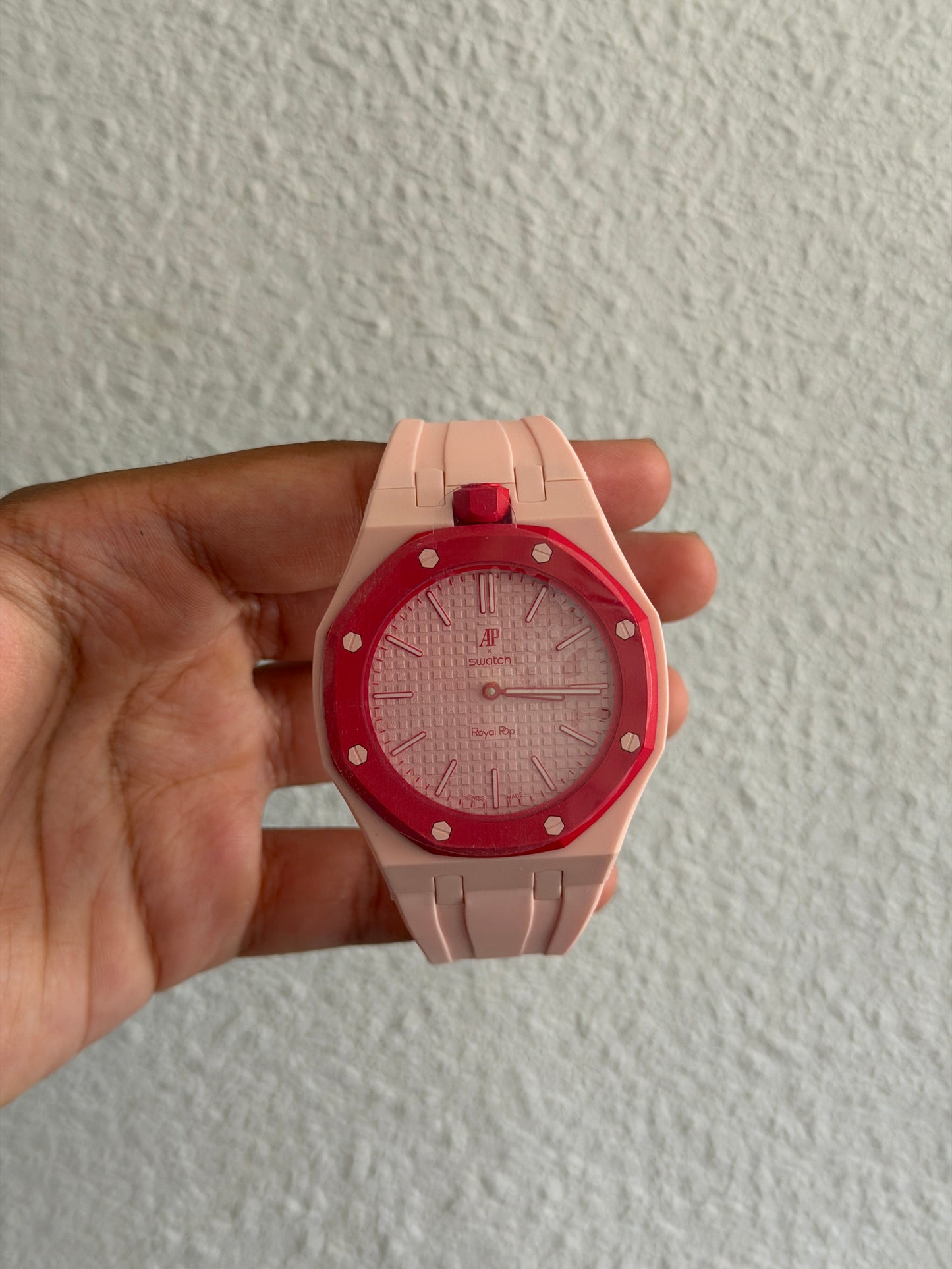 Correa de caucho y caja para Swatch x Audemars Piguet Royal Pop