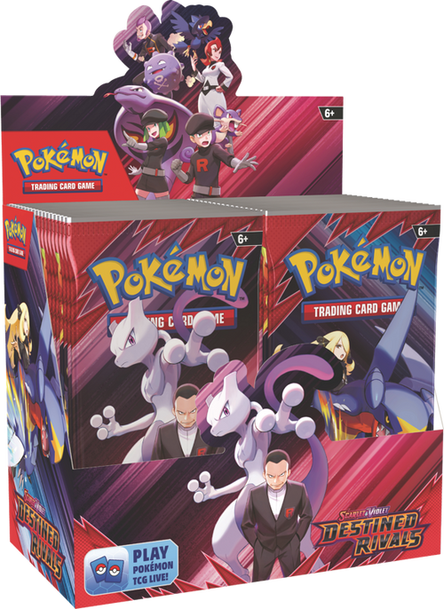 Pokémon - Escarlata y Púrpura - Rivales Destinados - Caja de Sobres de Rivales Destinados (36 paquetes)