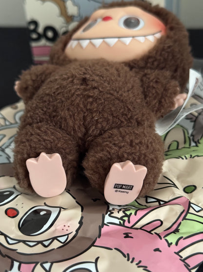 Pop Mart Labubu The Monsters Tasty Macarons 'Chestnut Cocoa' Vinyl Plush Pendant