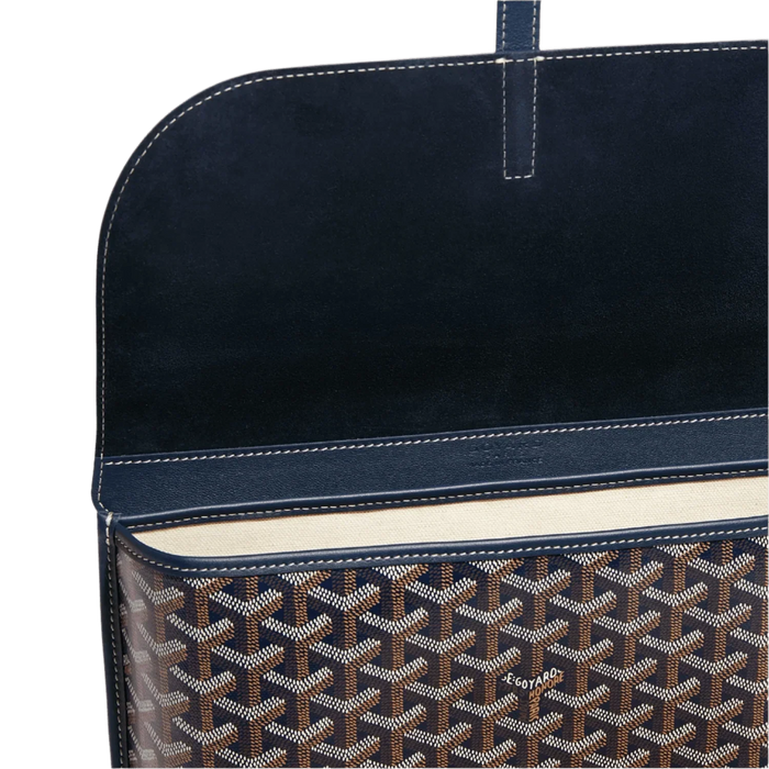 Goyard Coursier Messenger Bag Navy Blue