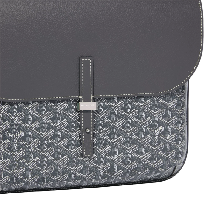 Goyard Coursier Messenger Bag Grey