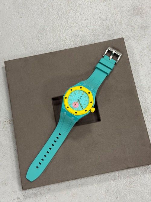 Turquoise Royal Pop Wrist Strap & Case – Swatch x AP