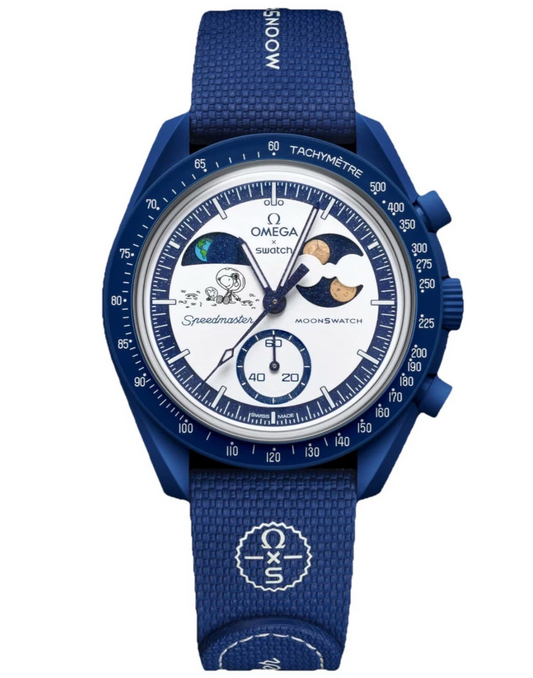 Swatch x Omega Bioceramic Moonswatch Mission to Earthphase - Moonshine Gold - SO33N701L)