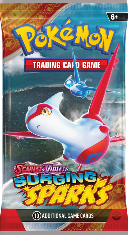 Pokémon TCG: Escarlata y Púrpura - Chispas Desbordantes - Paquete de mejora (Paquete individual)