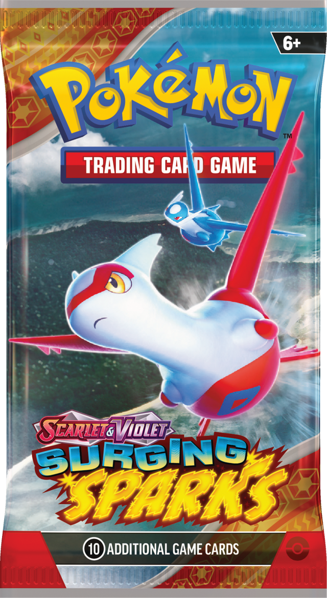 Pokémon TCG: Escarlata y Púrpura - Chispas Desbordantes - Paquete de mejora (Paquete individual)